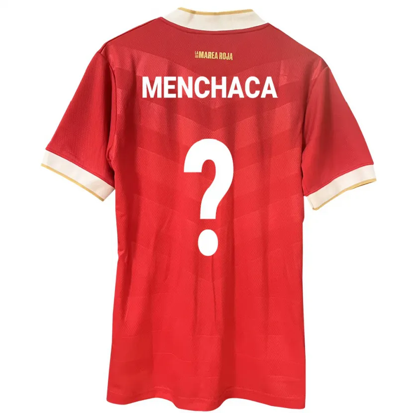 Danxen Hombre Camiseta Panamá Yamell Menchaca #0 Rojo 1ª Equipación 24-26 La Camisa
