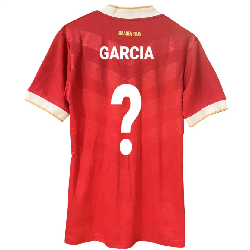 Danxen Hombre Camiseta Panamá Adriana García #0 Rojo 1ª Equipación 24-26 La Camisa