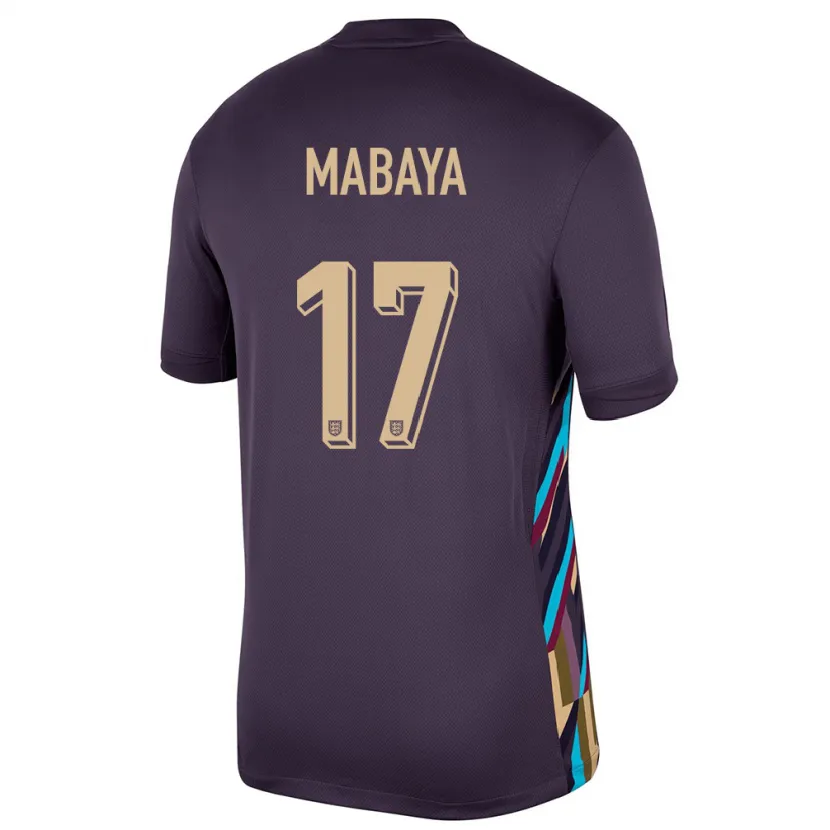 Danxen Hombre Camiseta Inglaterra Isaac Mabaya #17 Pasa Oscura 2ª Equipación 24-26 La Camisa