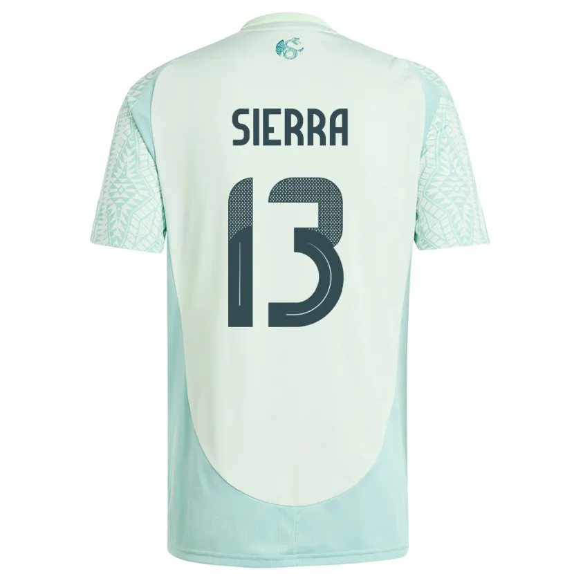 Danxen Hombre Camiseta México Bianca Sierra #13 Lino Verde 2ª Equipación 24-26 La Camisa