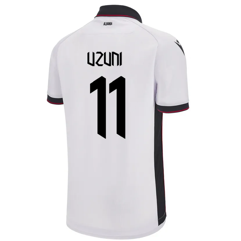 Danxen Hombre Camiseta Albania Myrto Uzuni #11 Blanco 2ª Equipación 24-26 La Camisa