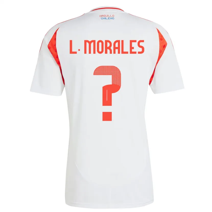Danxen Hombre Camiseta Chile Lauryn Morales #0 Blanco 2ª Equipación 24-26 La Camisa