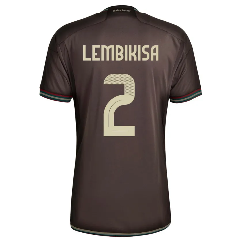 Danxen Hombre Camiseta Jamaica Dexter Lembikisa #2 Marrón Noche 2ª Equipación 24-26 La Camisa
