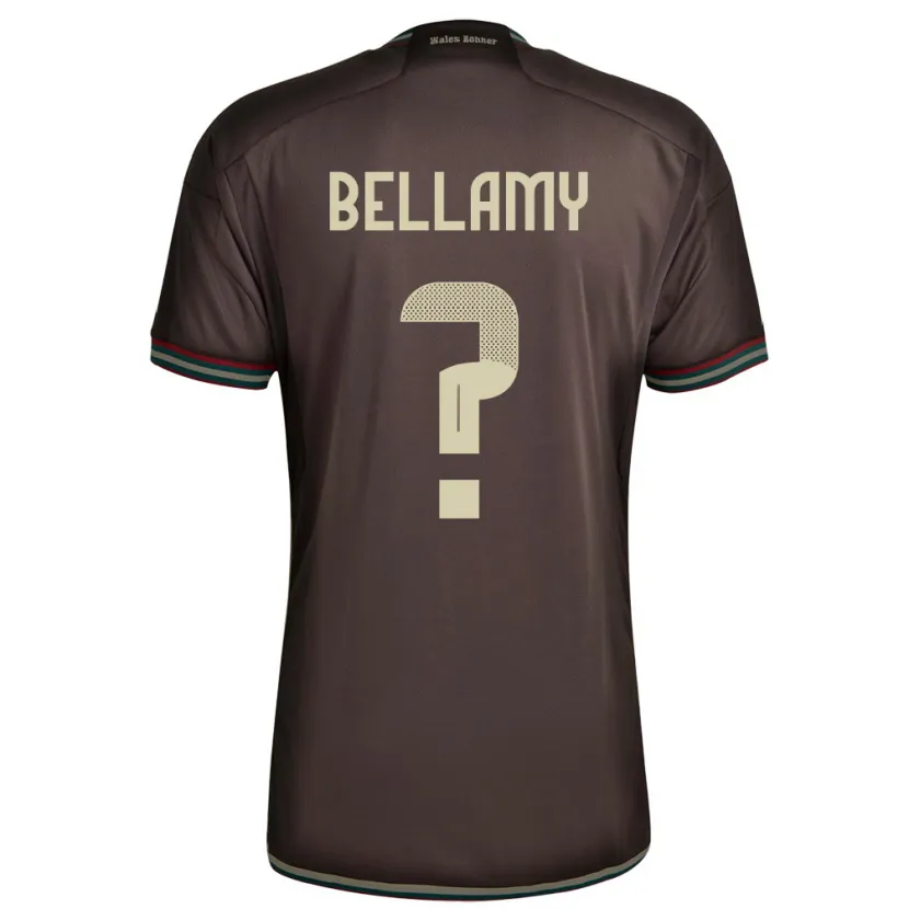 Danxen Hombre Camiseta Jamaica Sydney Bellamy #0 Marrón Noche 2ª Equipación 24-26 La Camisa