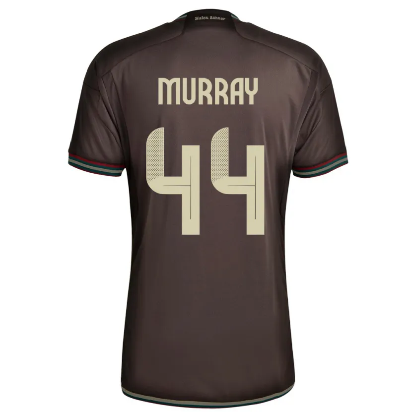 Danxen Hombre Camiseta Jamaica Satara Murray #44 Marrón Noche 2ª Equipación 24-26 La Camisa