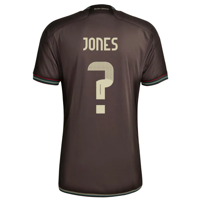 Danxen Hombre Camiseta Jamaica Rachel Jones #0 Marrón Noche 2ª Equipación 24-26 La Camisa