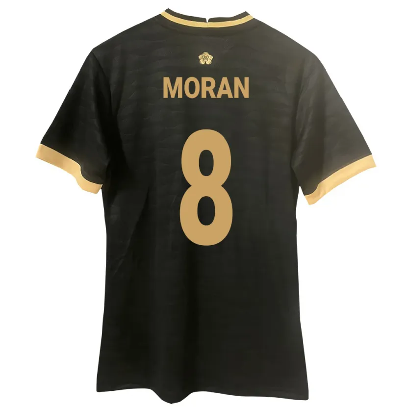 Danxen Hombre Camiseta Panamá Martín Morán #8 Negro 2ª Equipación 24-26 La Camisa