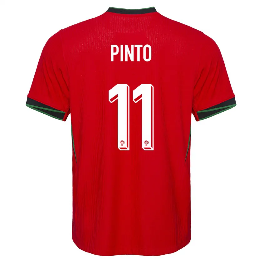 Danxen Mujer Camiseta Portugal Tatiana Pinto #11 Rojo 1ª Equipación 24-26 La Camisa