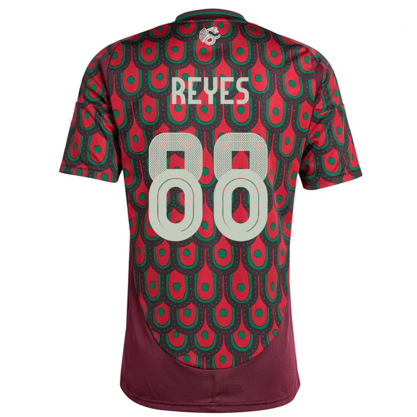 Danxen Mujer Camiseta México Maricarmen Reyes #88 Granate 1ª Equipación 24-26 La Camisa