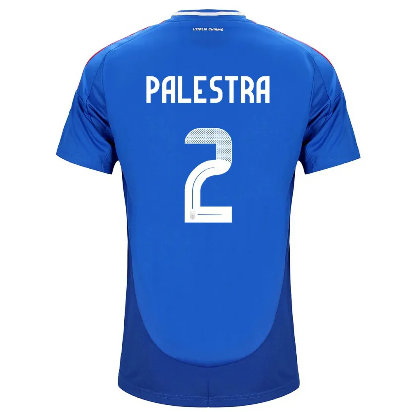 Danxen Mujer Camiseta Italia Marco Palestra #2 Azul 1ª Equipación 24-26 La Camisa