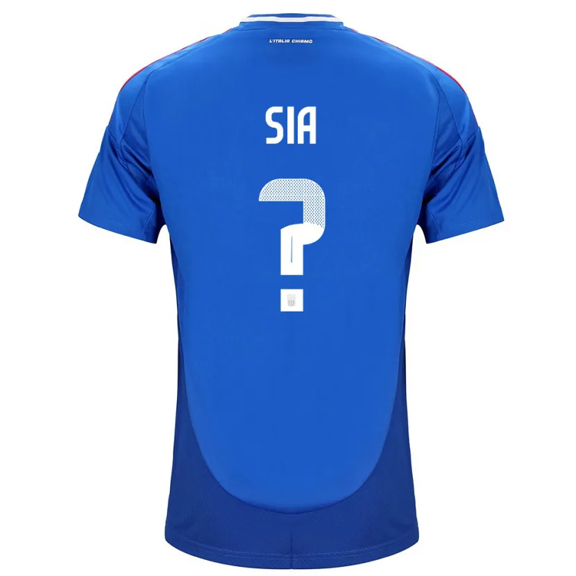 Danxen Mujer Camiseta Italia Diego Sia #0 Azul 1ª Equipación 24-26 La Camisa