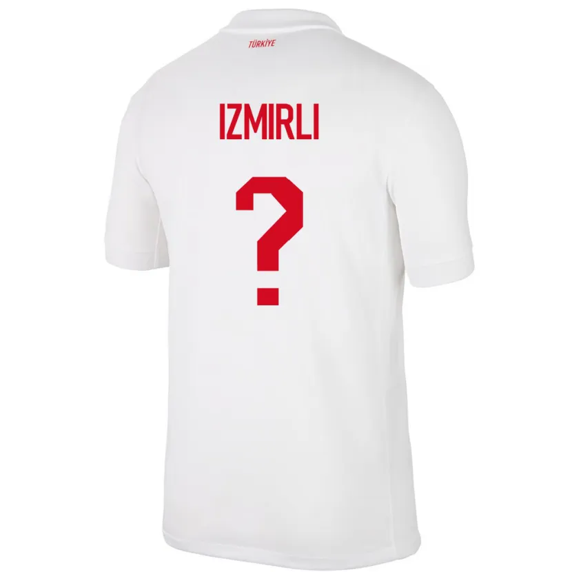 Danxen Mujer Camiseta Turquía Ege İzmirli #0 Blanco 1ª Equipación 24-26 La Camisa