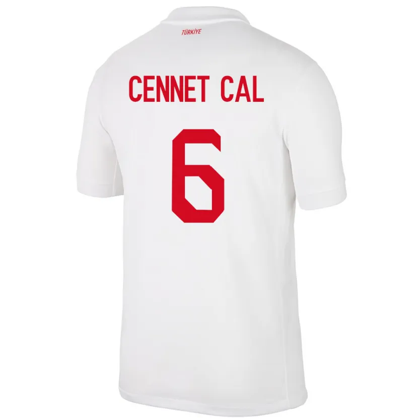 Danxen Mujer Camiseta Turquía Meryem Cennet Çal #6 Blanco 1ª Equipación 24-26 La Camisa