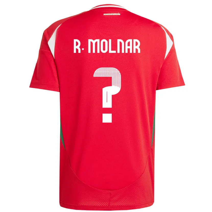 Danxen Mujer Camiseta Hungría Rajmund Molnár #0 Rojo 1ª Equipación 24-26 La Camisa