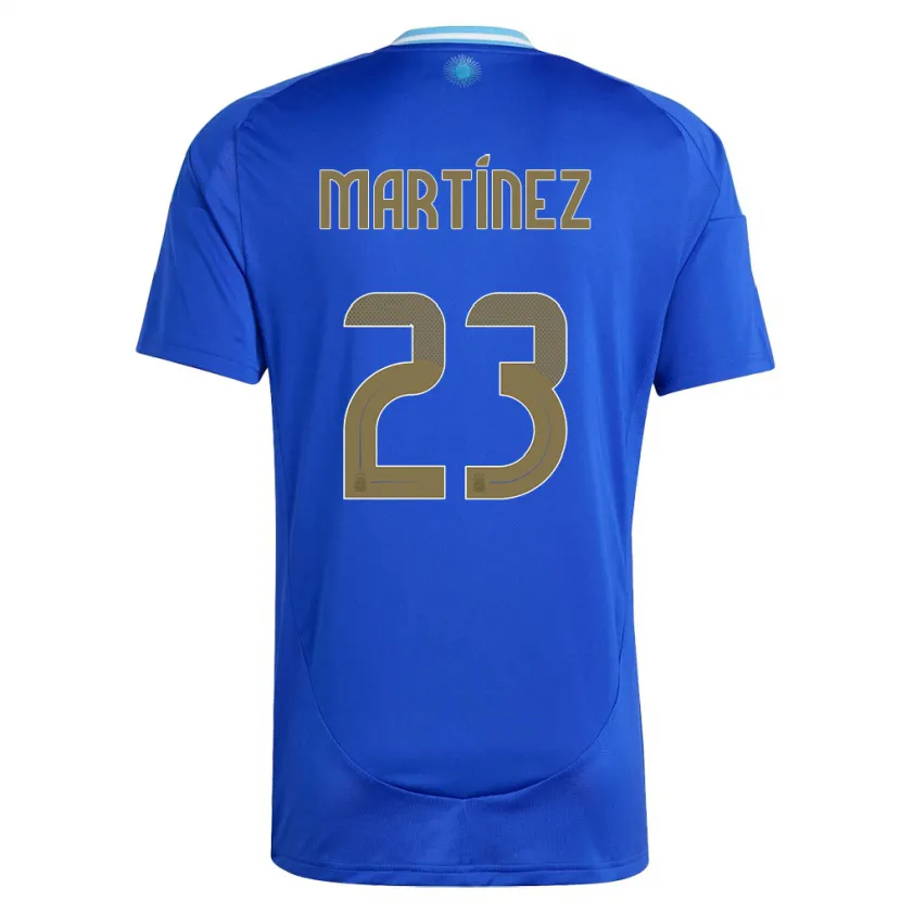 Danxen Mujer Camiseta Argentina Emiliano Martinez #23 Azul 2ª Equipación 24-26 La Camisa