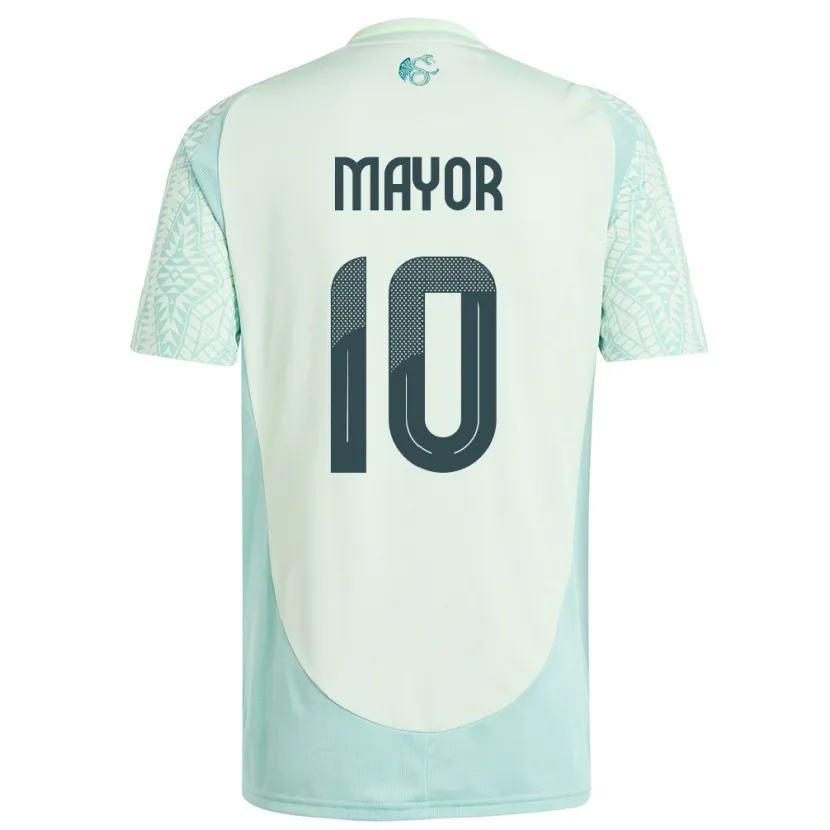 Danxen Mujer Camiseta México Stephany Mayor #10 Lino Verde 2ª Equipación 24-26 La Camisa