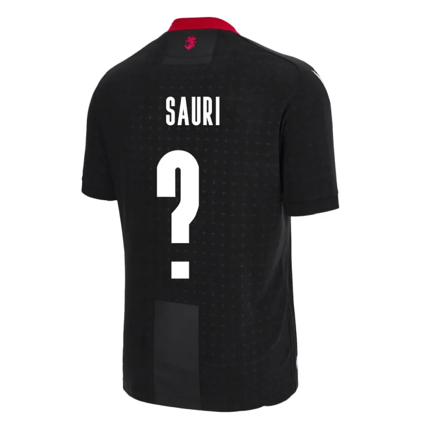 Danxen Mujer Camiseta Georgia Mate Sauri #0 Negro 2ª Equipación 24-26 La Camisa