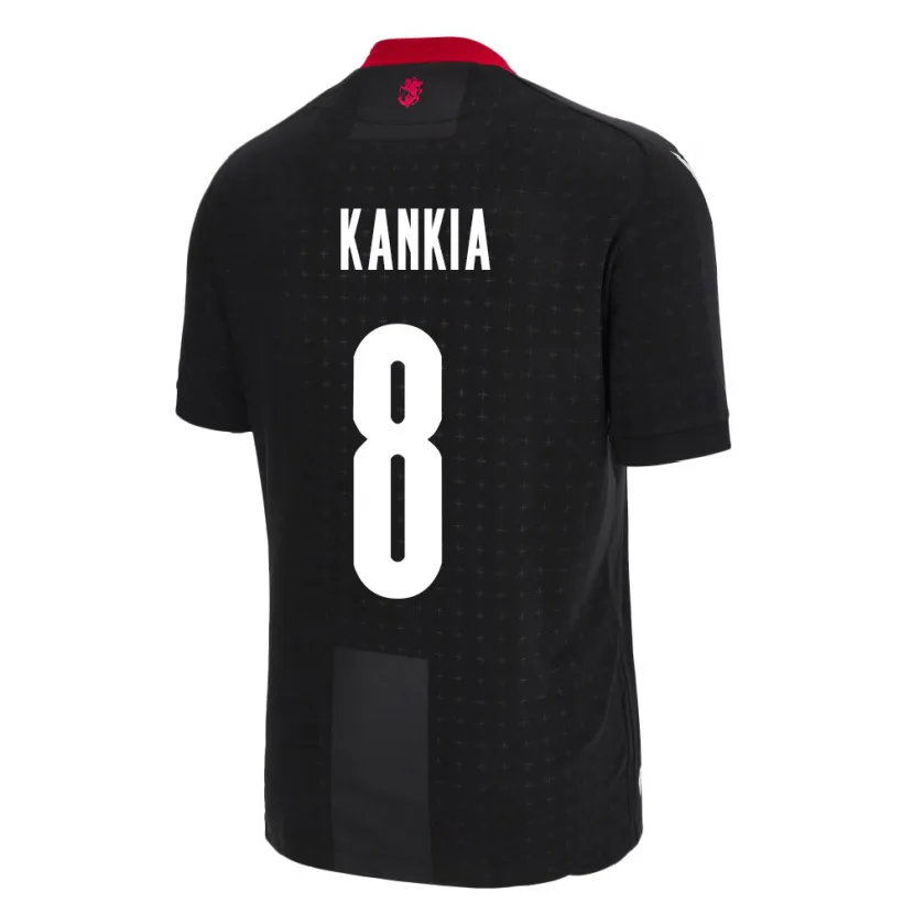 Danxen Mujer Camiseta Georgia Lizzie Kankia #8 Negro 2ª Equipación 24-26 La Camisa