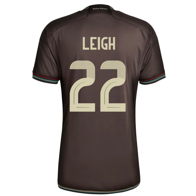 Danxen Mujer Camiseta Jamaica Greg Leigh #22 Marrón Noche 2ª Equipación 24-26 La Camisa