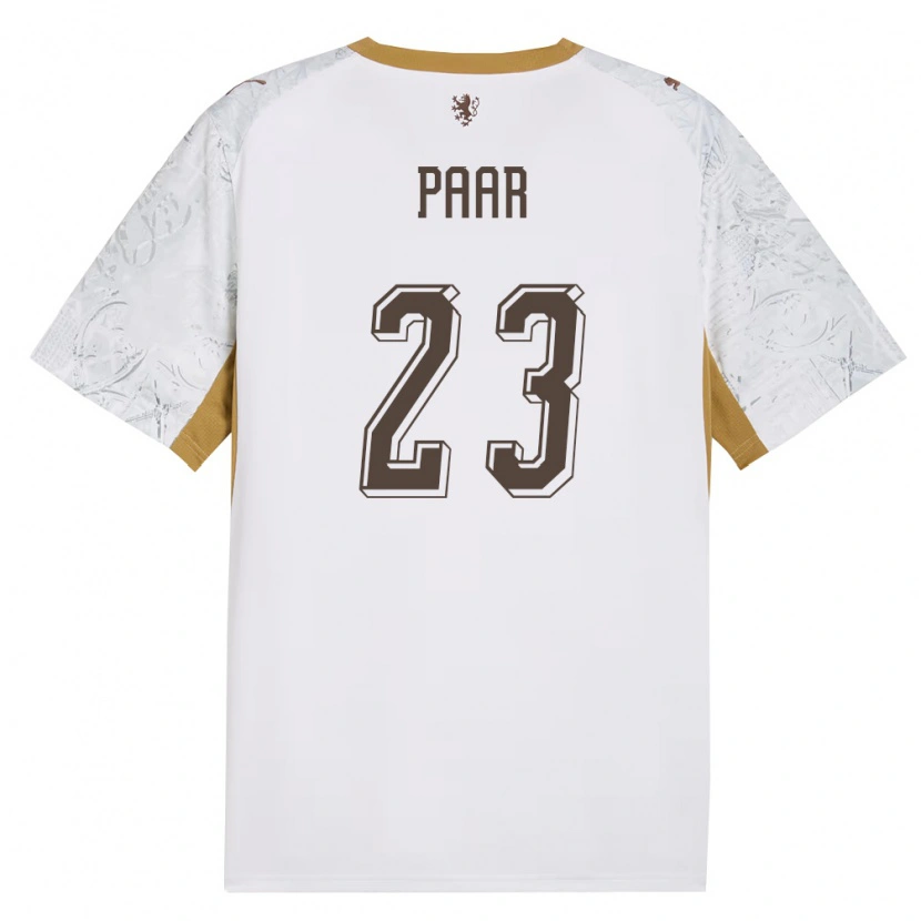 Danxen Niño Camiseta Chequia Adam Paar #23 Marfil Oro Gris 2ª Equipación 26-28 La Camisa