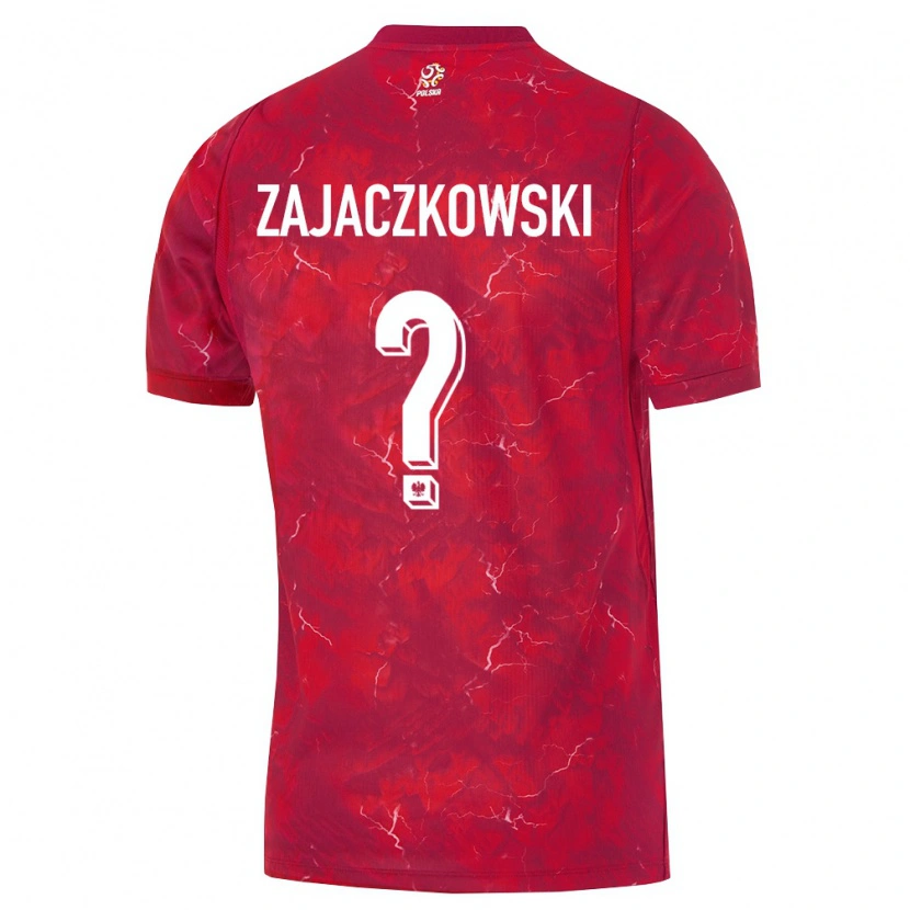 Danxen Niño Camiseta Polonia Lukasz Zajaczkowski #0 Rojo Blanco 2ª Equipación 26-28 La Camisa