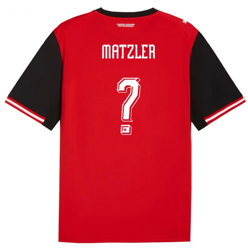 Danxen Mujer Camiseta Austria Leo Mätzler #0 Negro Blanco 1ª Equipación 26-28 La Camisa
