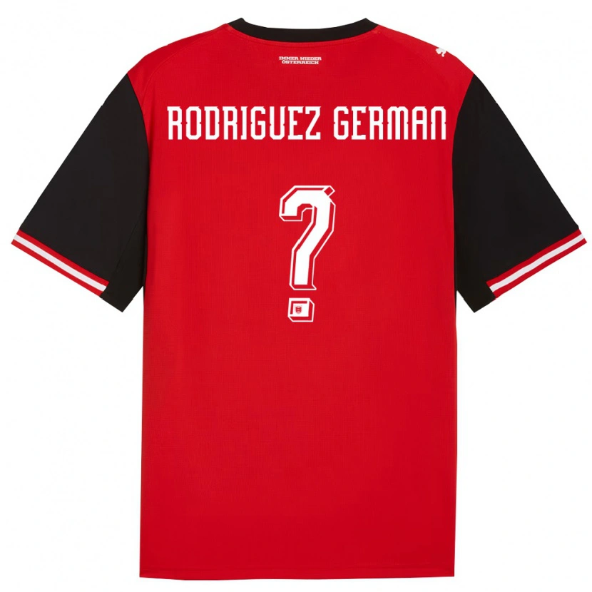 Danxen Mujer Camiseta Austria Ryan Rodriguez German #0 Negro Blanco 1ª Equipación 26-28 La Camisa