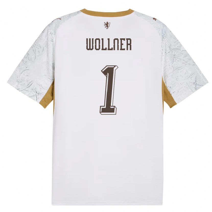 Danxen Mujer Camiseta Chequia Vojtech Wollner #1 Marfil Oro Gris 2ª Equipación 26-28 La Camisa