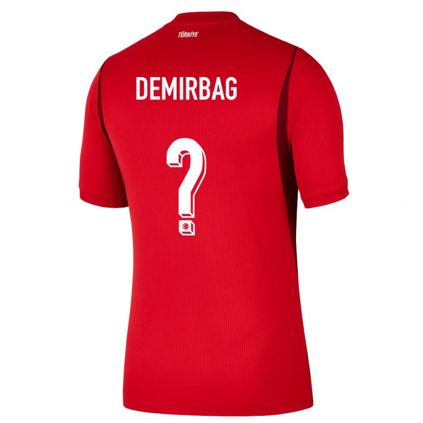 Danxen Niño Camiseta Turquía Ozan Demirbağ #0 Rojo Borgoña 1ª Equipación 26-28 La Camisa