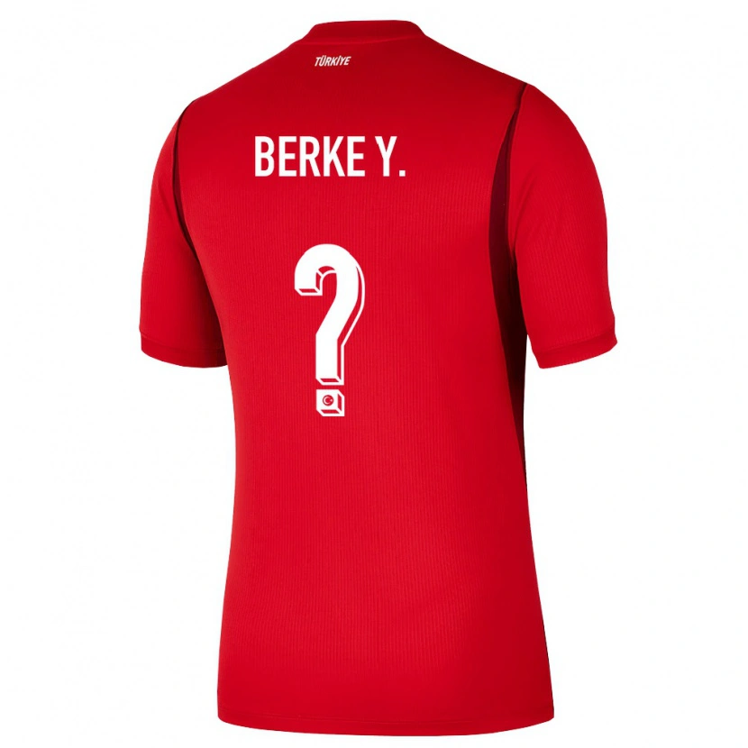Danxen Niño Camiseta Turquía Berke Yıldırım #0 Rojo Borgoña 1ª Equipación 26-28 La Camisa