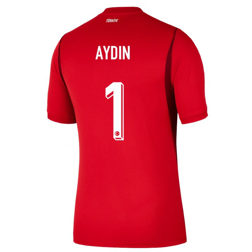 Danxen Niño Camiseta Turquía Egemen Aydın #1 Rojo Borgoña 1ª Equipación 26-28 La Camisa