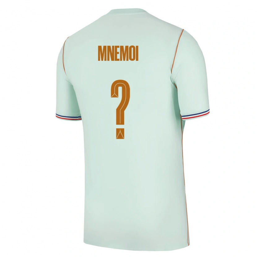 Danxen Niño Camiseta Francia Naoufan Mnemoi #0 Verde Oro 2ª Equipación 26-28 La Camisa