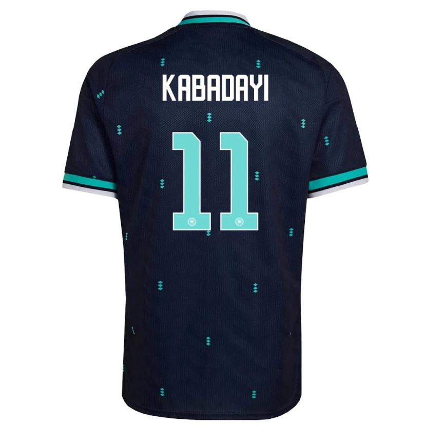 Danxen Niño Camiseta Alemania Yusuf Kabadayi #11 Marino Azul Cielo Blanco 2ª Equipación 26-28 La Camisa