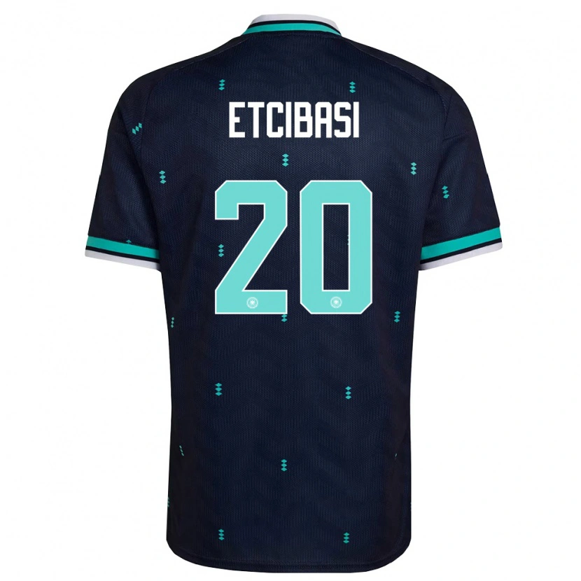 Danxen Niño Camiseta Alemania Taycan Etcibasi #20 Marino Azul Cielo Blanco 2ª Equipación 26-28 La Camisa
