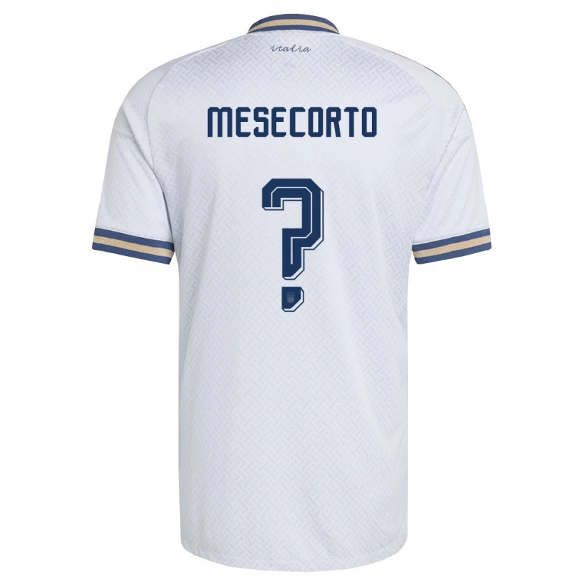 Danxen Niño Camiseta Italia Saverio Mesecorto #0 Marfil Marino Oro 2ª Equipación 26-28 La Camisa