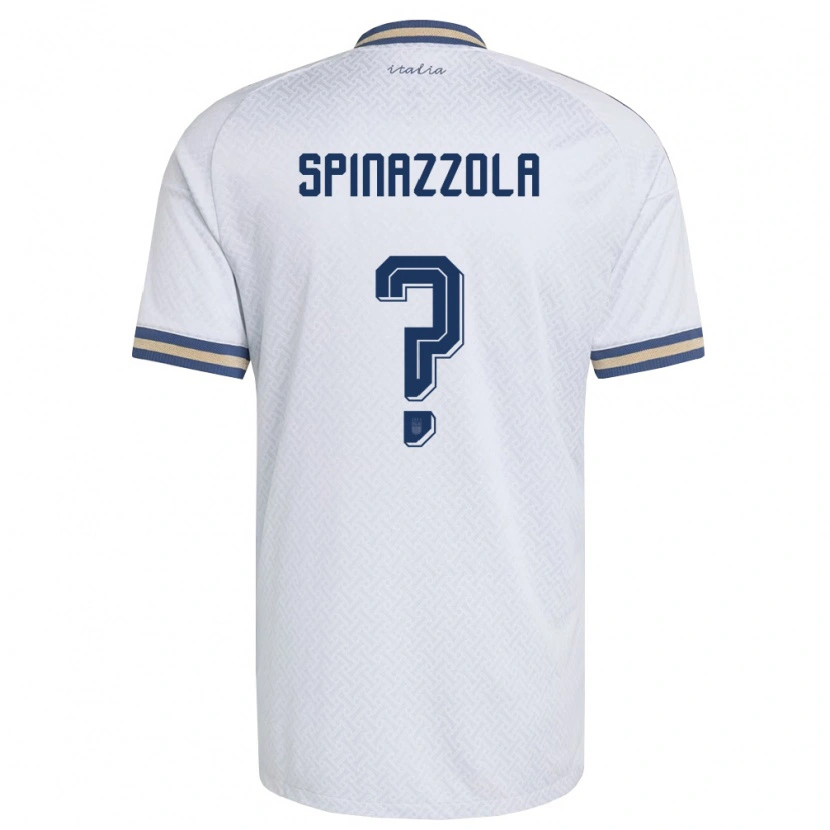 Danxen Niño Camiseta Italia Leonardo Spinazzola #0 Marfil Marino Oro 2ª Equipación 26-28 La Camisa