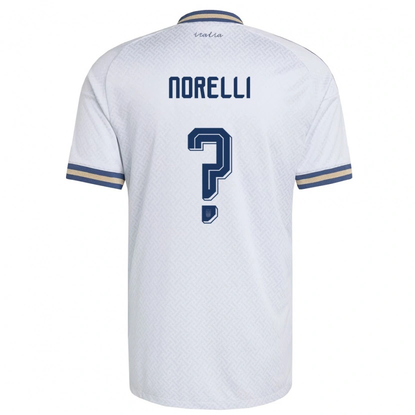 Danxen Niño Camiseta Italia Cristian Norelli #0 Marfil Marino Oro 2ª Equipación 26-28 La Camisa