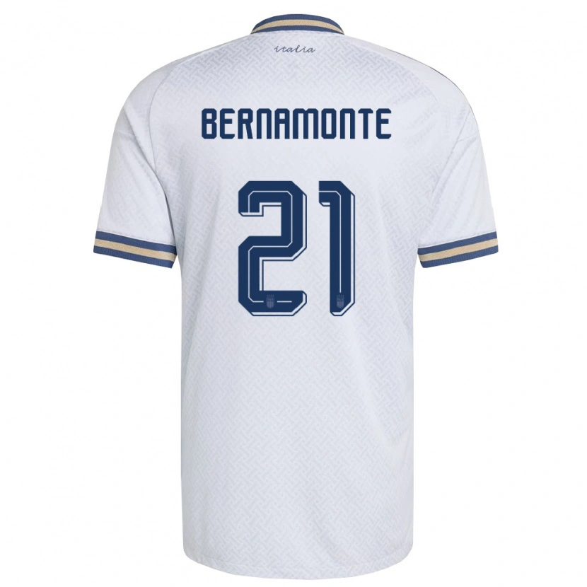 Danxen Niño Camiseta Italia Lorenzo Bernamonte #21 Marfil Marino Oro 2ª Equipación 26-28 La Camisa