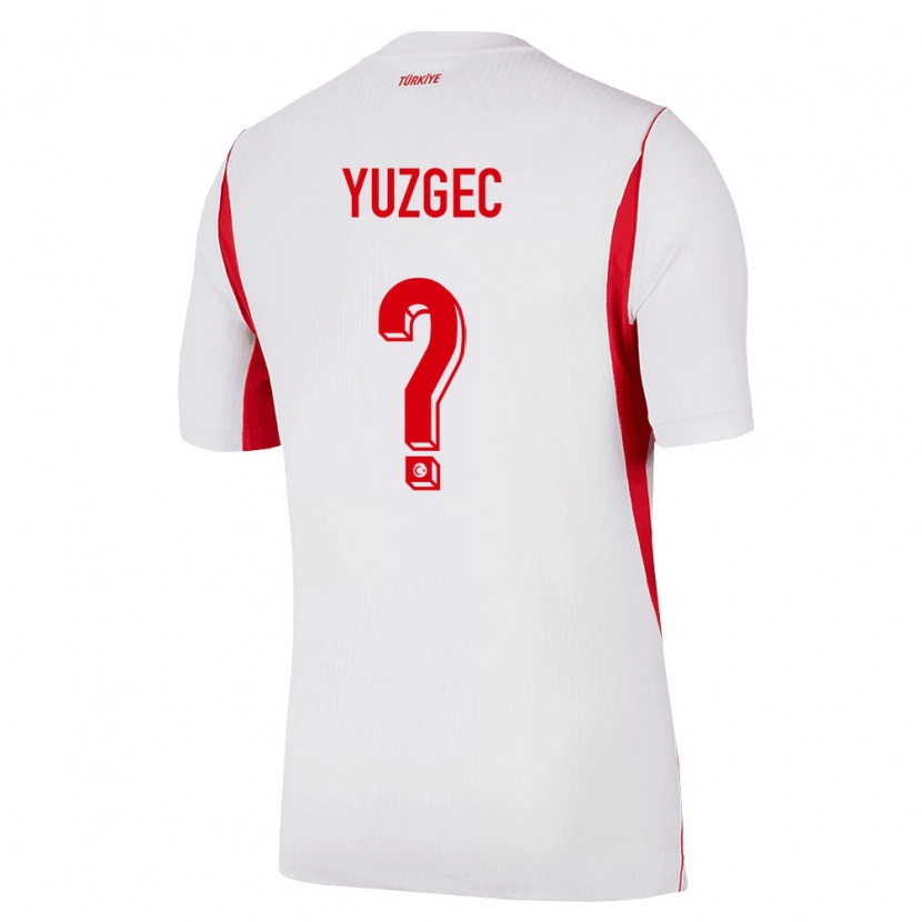 Danxen Hombre Camiseta Turquía Ada Yüzgeç #0 Blanco Rojo Borgoña 2ª Equipación 26-28 La Camisa