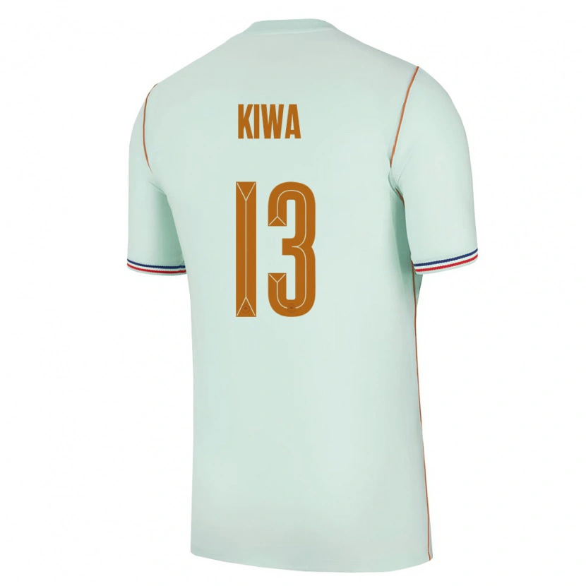 Danxen Hombre Camiseta Francia Bradel Kiwa #13 Verde Oro 2ª Equipación 26-28 La Camisa