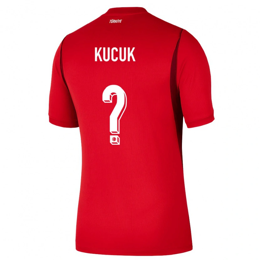 Danxen Mujer Camiseta Turquía Yüksel Kücük #0 Rojo Borgoña 1ª Equipación 26-28 La Camisa