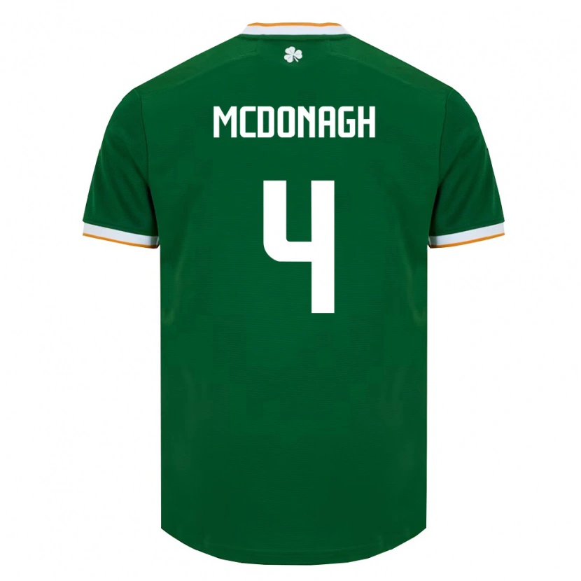 Danxen Mujer Camiseta Irlanda Oisin Mcdonagh #4 Verde Oscuro Blanco 1ª Equipación 26-28 La Camisa