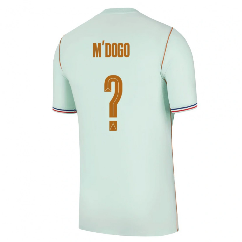 Danxen Mujer Camiseta Francia Haris M'dogo #0 Verde Oro 2ª Equipación 26-28 La Camisa