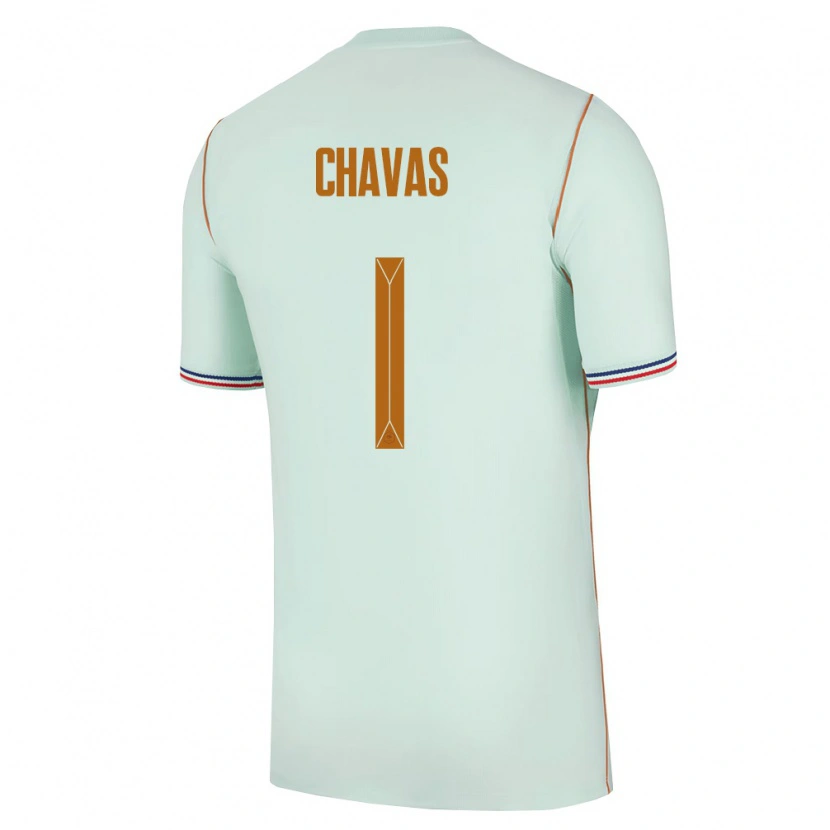 Danxen Mujer Camiseta Francia Mylene Chavas #1 Verde Oro 2ª Equipación 26-28 La Camisa