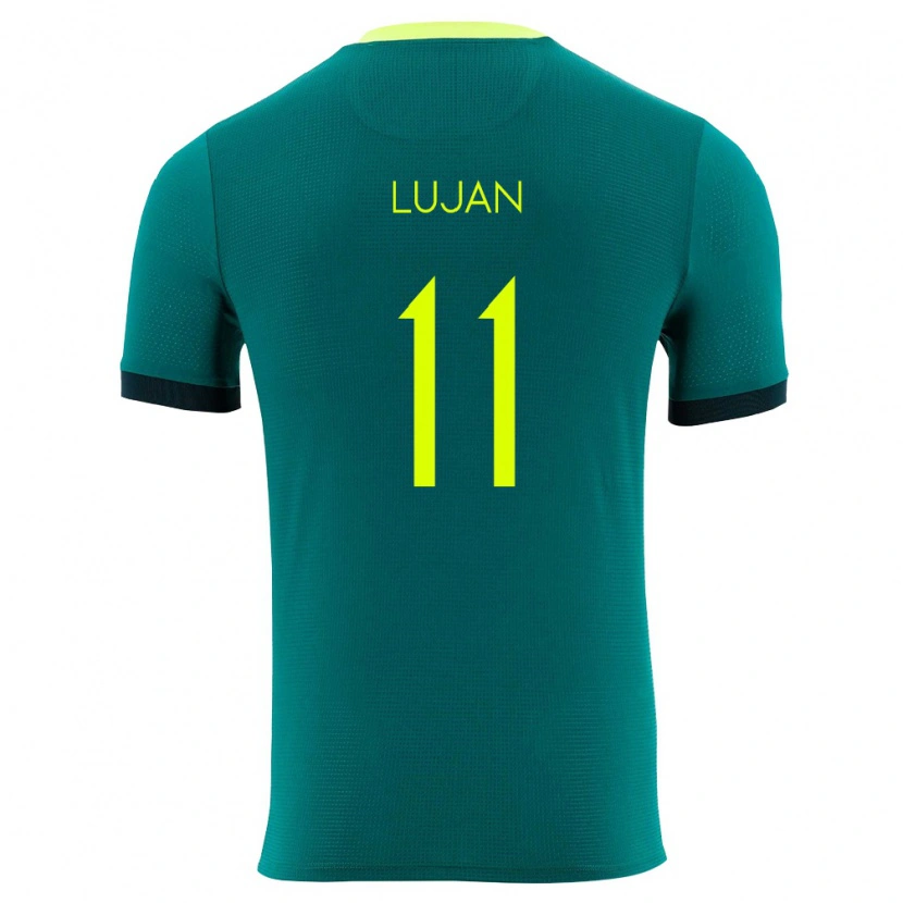 Danxen Niño Camiseta Bolivia Pablo Luján #11 Verde Amarillo Negro 1ª Equipación 26-28 La Camisa
