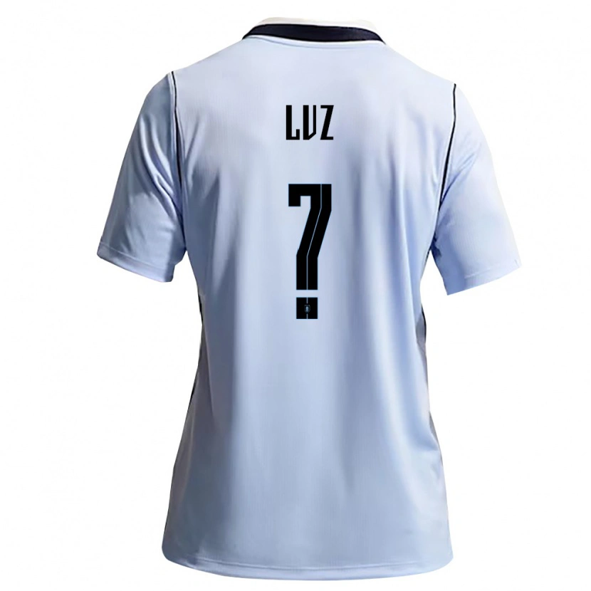 Danxen Niño Camiseta Uruguay Anderson Luz #0 Azul Cielo Blanco 1ª Equipación 26-28 La Camisa