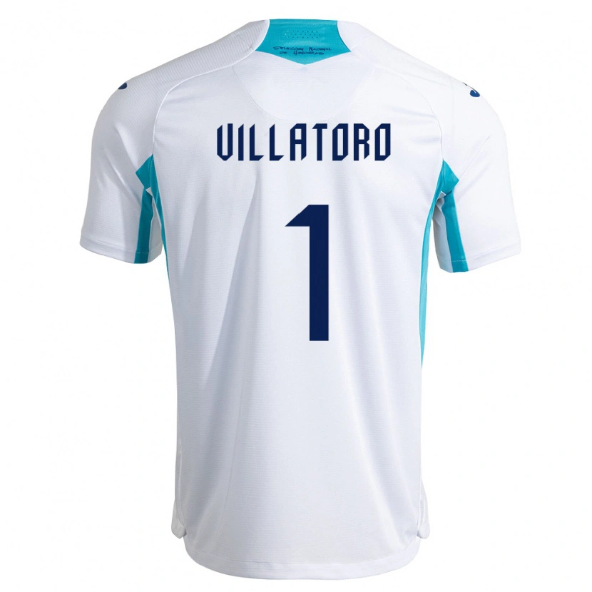 Danxen Niño Camiseta Honduras Raúl Villatoro #1 Blanco Azul Azul Cielo 1ª Equipación 26-28 La Camisa