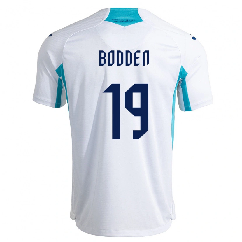 Danxen Niño Camiseta Honduras Reagan Bodden #19 Blanco Azul Azul Cielo 1ª Equipación 26-28 La Camisa
