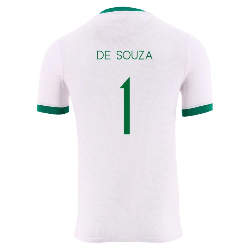 Danxen Niño Camiseta Bolivia Victor De Souza #1 Blanco Verde Rojo 2ª Equipación 26-28 La Camisa