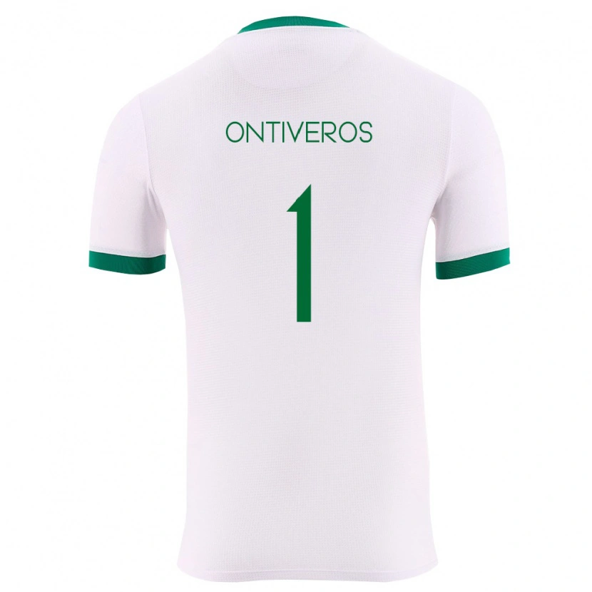 Danxen Niño Camiseta Bolivia Mel Ontiveros #1 Blanco Verde Rojo 2ª Equipación 26-28 La Camisa